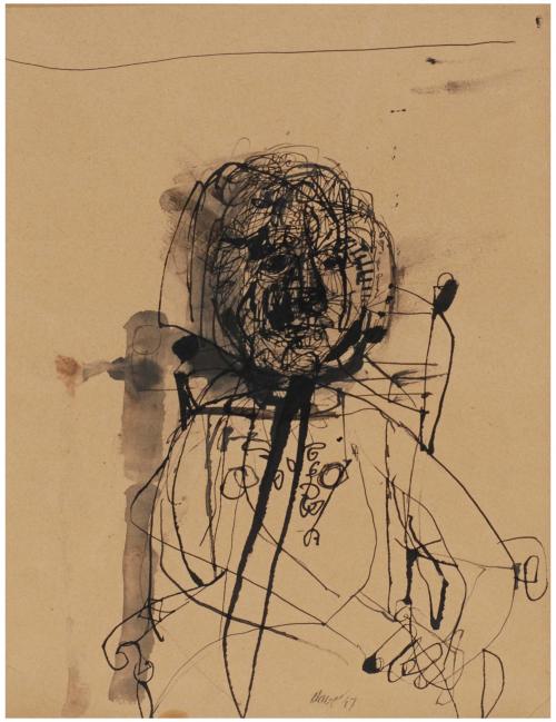 ANTONI CLAVÉ (1913-2005) "Figure".