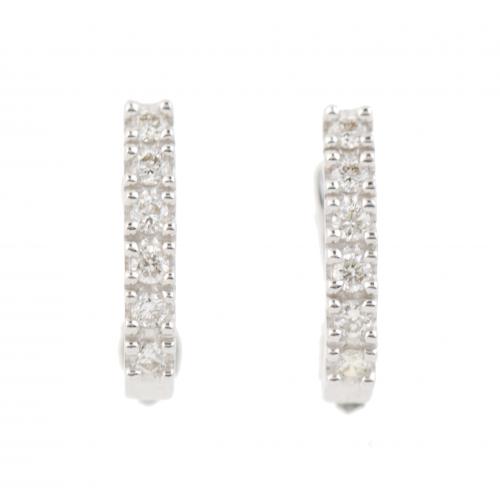 PENDIENTES ARETES DE DIAMANTES.