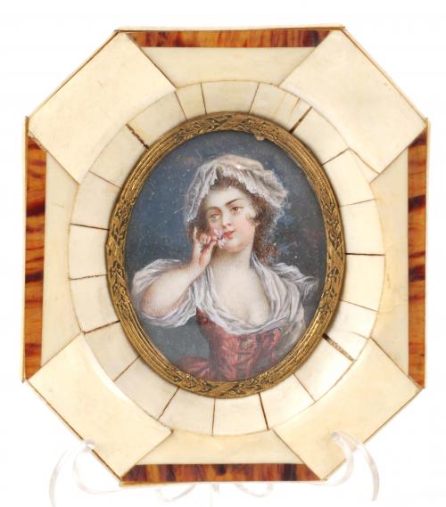 THREE 19TH CENTURY MINIATURES.