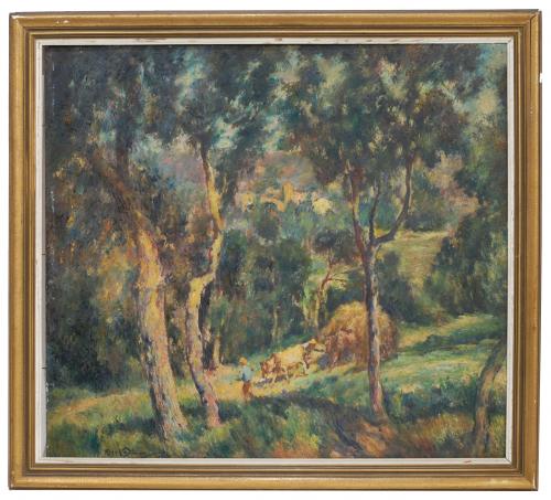 RAFAEL ESTRANY Y ROS (1884-1958). "Paisaje".