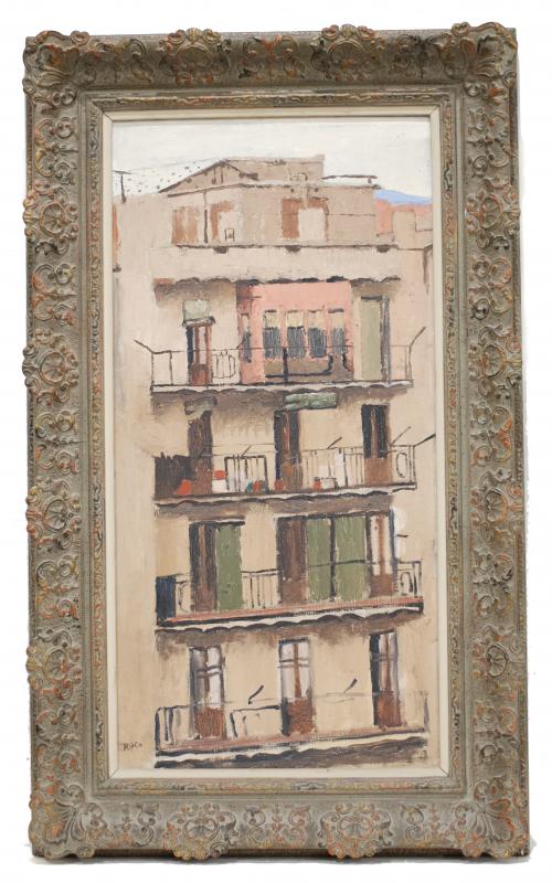 JOSEP ROCA-SASTRE (1928-1997) "Fachada, Sant Gervasi".