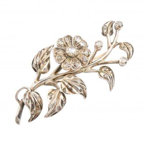 BROCHE FLORAL, PRINCIPIOS DEL SIGLO XX.