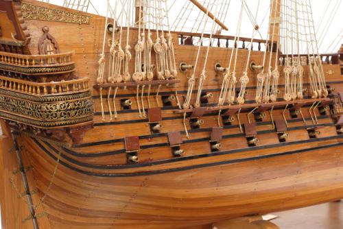 SCALE MODEL OF THE SAN FELIPE SPANISH ARMY SHIP, 20TH CENTU