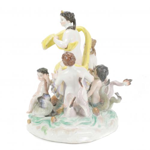 MEISSEN. "THE BIRTH OF VENUS". END C19th.