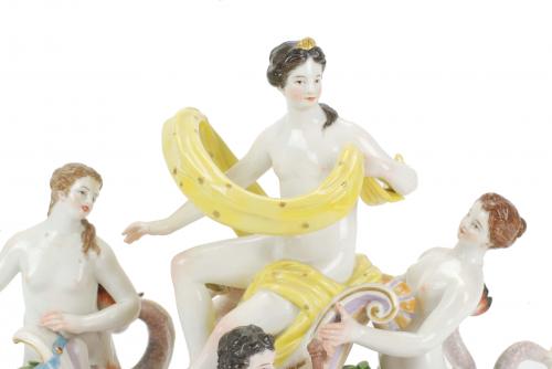 MEISSEN. "THE BIRTH OF VENUS". END C19th.