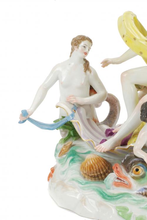 MEISSEN. "THE BIRTH OF VENUS". END C19th.