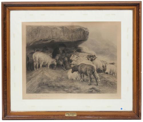 4 ETCHINGS FOLLOWING WORKS BY ROSA BONHEUR (1822-1899).