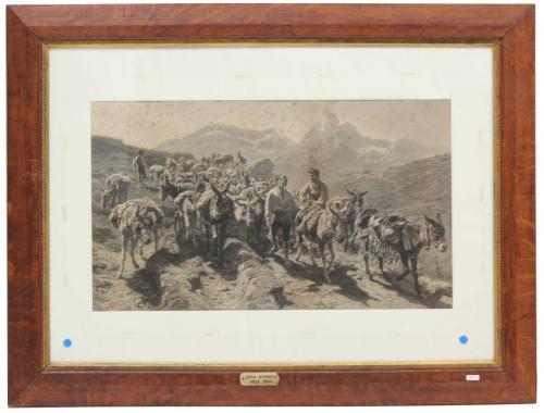 4 ETCHINGS FOLLOWING WORKS BY ROSA BONHEUR (1822-1899).