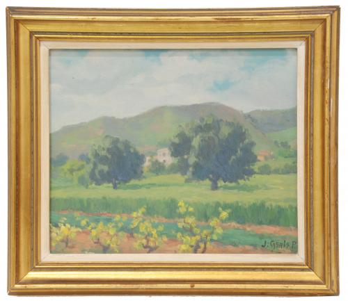 JOSÉ CASALS PEIPOCH (1874-1949). "LANDSCAPE".