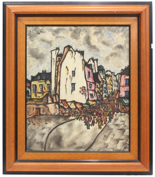 JOSÉ GARCÍA-TELLA (1906-1983). "RUE L'ARBALETÈ", París.