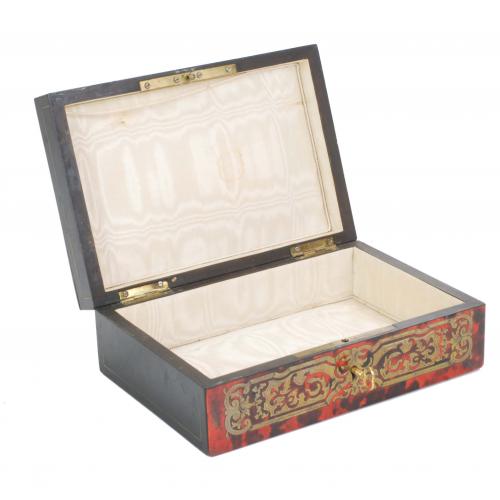 FRENCH NAPOLEON III JEWELLERY BOX, SECOND HALF C19th.