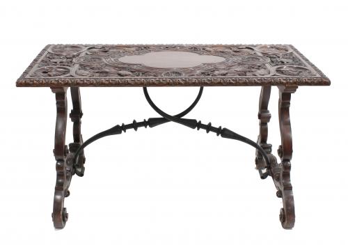 NEO-RENAISSANCE TABLE, MID C20th.