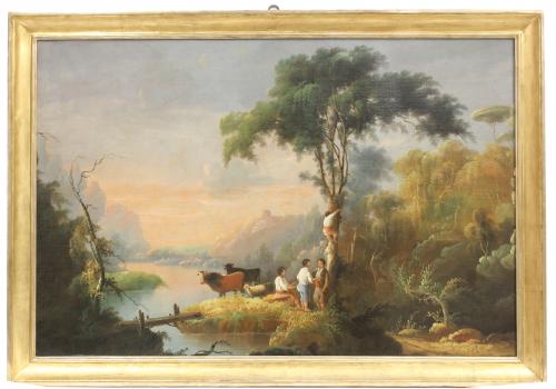 EUROPEAN SCHOOL, C19th. "LANDSCAPE".