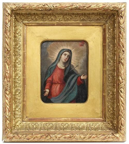 SPANISH SCHOOL, C18th. "OUR LADY OF SORROWS".