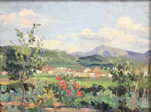 SPANISH SCHOOL, C20th. "LANDSCAPE".