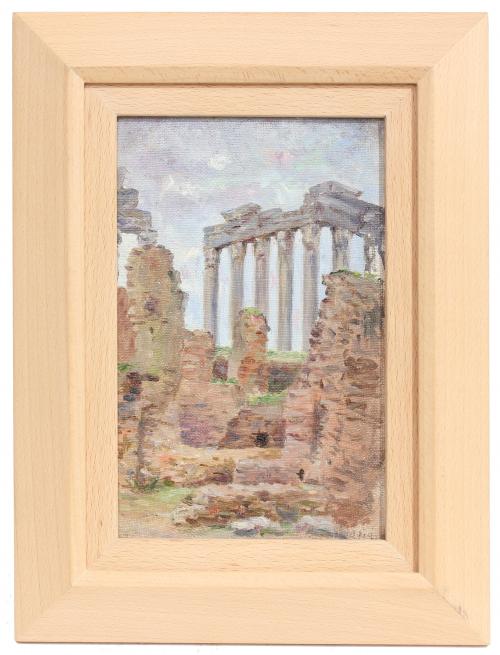 PERE YSERN ALIÉ (1875/76-1946). "CLASSICAL RUINS".