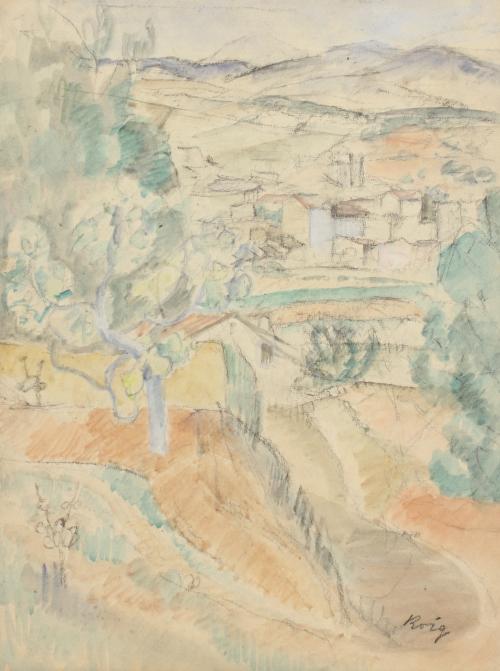 PAU ROIG CISA (1879-1955). "LANDSCAPE". 