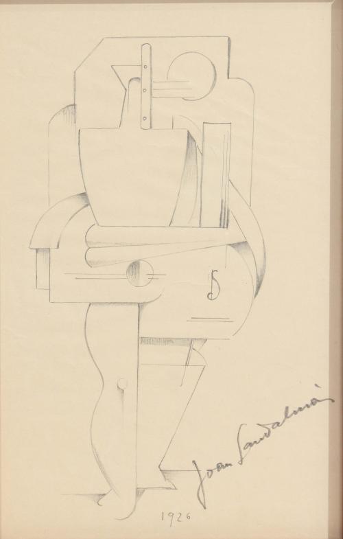 JOAN SANDALINAS (1903-1991). "FIGURE", 1926.