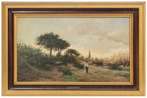 1018-RAMÓN MARTÍ ALSINA (1826-1894). "PAISAJE".