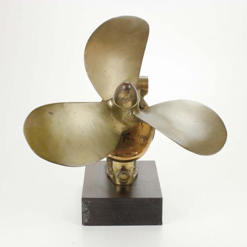 THREE BLADED BOAT PROPELLER, END C19th-EARLY C20th.