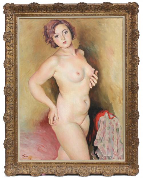 JOSÉ MARÍA DE TOGORES (1893-1970). "DESNUDO FEMENINO".