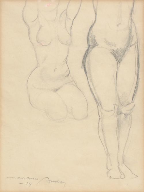 MARIÀ ANDREU (1888 - 1976). "NUDES" 1915.