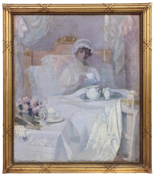 JOSÉ DE MARTÍ GARCÉS (1880-1932). "DESAYUNO EN LA CAMA".