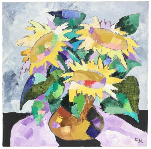 NATALIA PANKOVA (1965). "STILL LIFE OF SUNFLOWERS". Barcelo