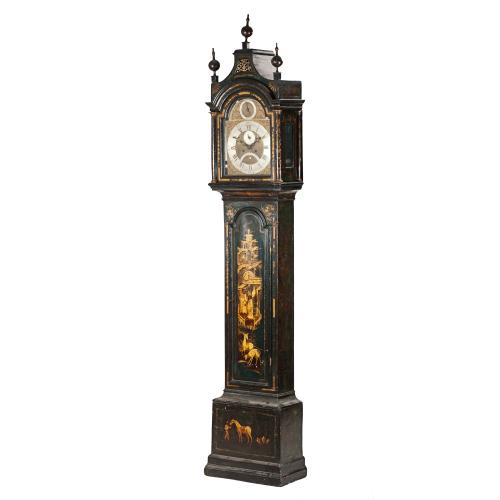 ENGLISH GRANDFATHER CLOCK, 18TH CENTURY.