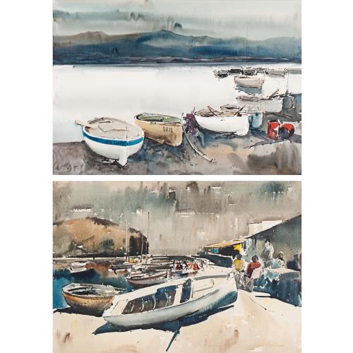 JOSEP MARTÍNEZ LOZANO (1923-2006). "BOATS".