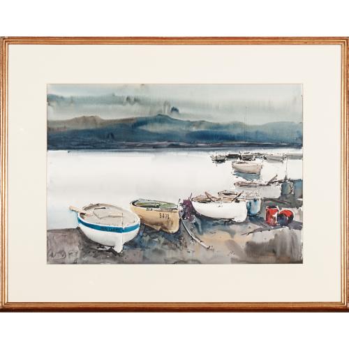 JOSEP MARTÍNEZ LOZANO (1923-2006). "BOATS".