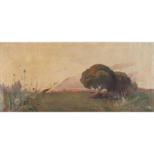 RICARD CANALS Y LLAMBÍ (1876-1931). "LANDSCAPE".