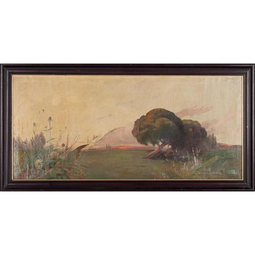 RICARD CANALS Y LLAMBÍ (1876-1931). "LANDSCAPE".