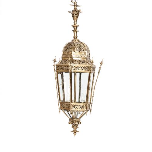 GAS LANTERN, END C19th-EARLY 20th.