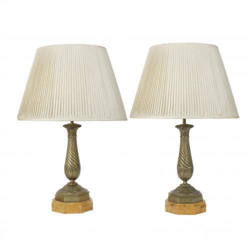 PAIR OF TABLE LAMPS, LAST THIRD 20TH CENTURY. 