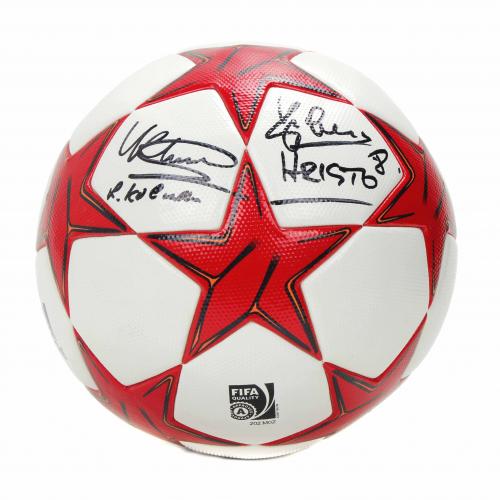 OFFICIAL MATCH BALL SIGNED BY TWO FORMER BARÇA PLAYER SIN T