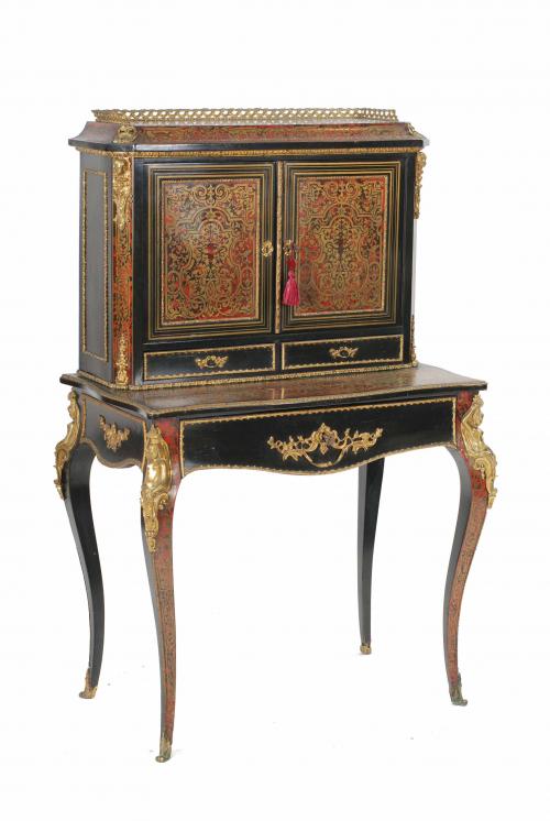 "BONHEUR-DU-JOUR", FRENCH NAPOLE0N III DESK, MID 19TH CENTU