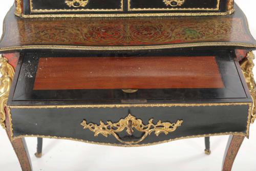 "BONHEUR-DU-JOUR", FRENCH NAPOLE0N III DESK, MID 19TH CENTU