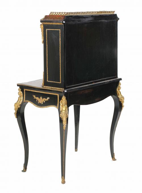 "BONHEUR-DU-JOUR", FRENCH NAPOLE0N III DESK, MID 19TH CENTU