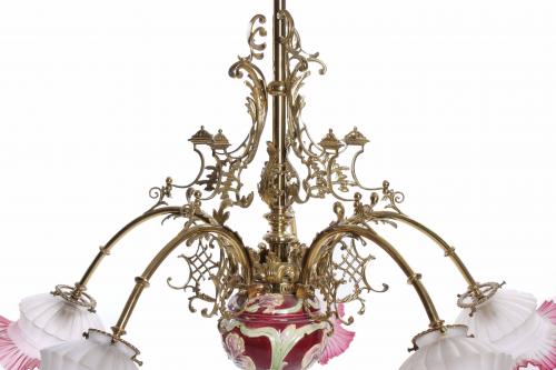 CEILING LAMP, FIRST QUARTER 20TH CENTURY. 