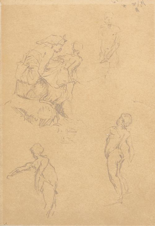 CECILIO PLA (1860-1934) "FIGURE STUDIES".