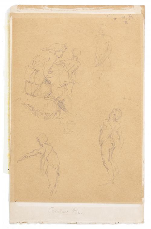 CECILIO PLA (1860-1934) "FIGURE STUDIES".