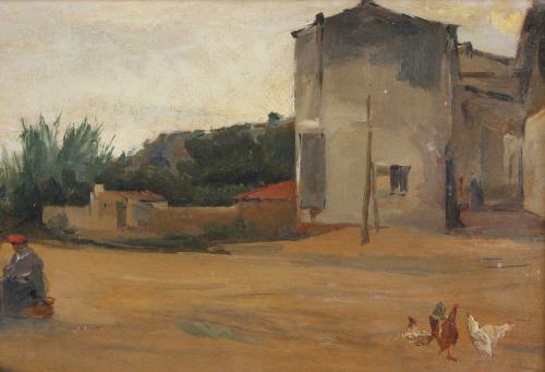 FRANCESC TORRESCASSANA (1845-1918). "VISTA RURAL".