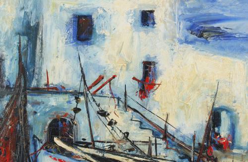 JORDI MERCADÉ FARRÉS (1923-2005). "BOATS".