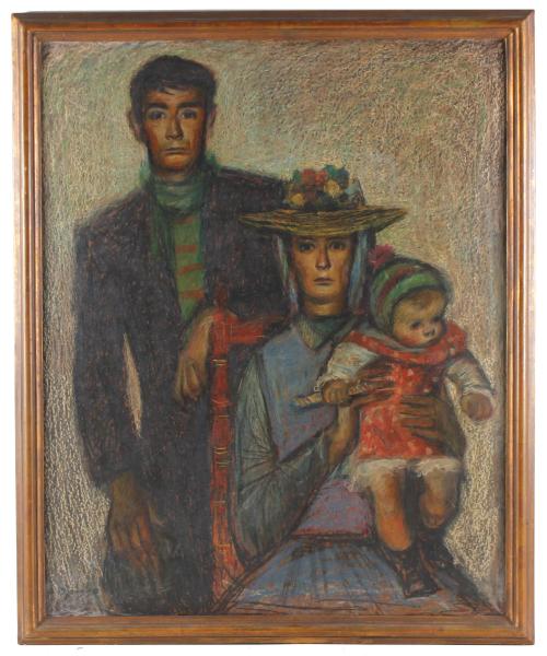 ALFRED OPISSO CARDONA (1907-1980). "FAMILY".