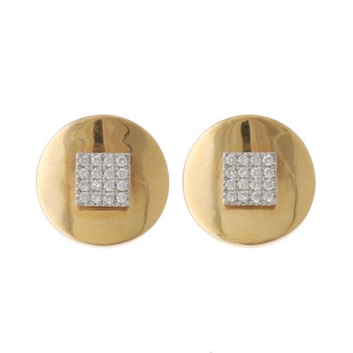 PENDIENTES CON DIAMANTES.