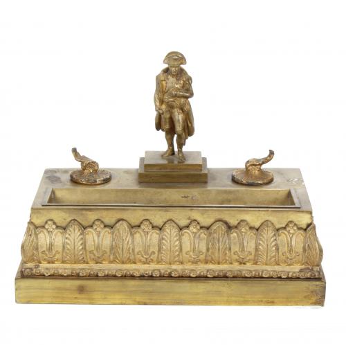 FRENCH INKSTAND, LAST QUARTER 19TH CENTURY.