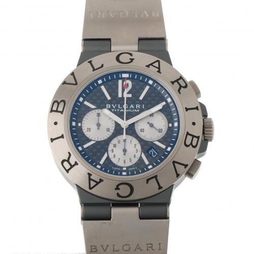 RELOJ DE PULSERA CABALLERO BULGARI DIAGONO TITANIUM CRONO.