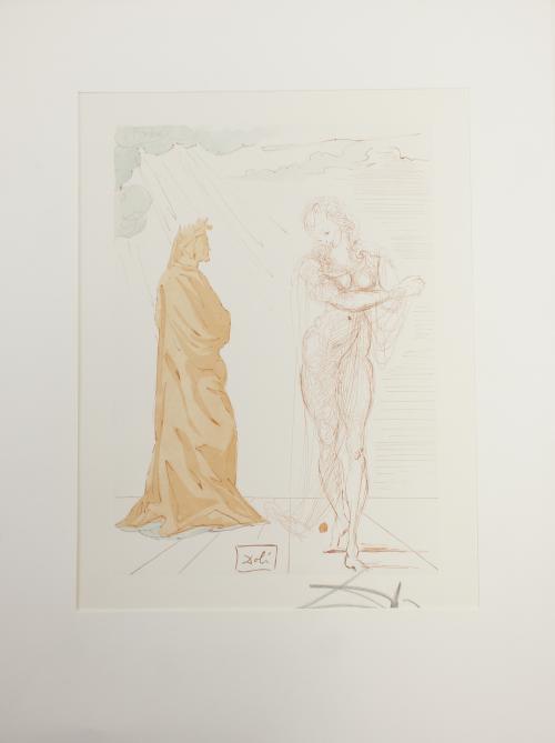 SALVADOR DALÍ I DOMÈNECH (1904-1989). "LA DIVINE COMÉDIE DE DANTE", C. 1960.