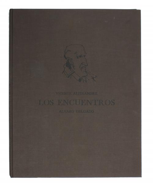 ÁLVARO DELGADO (1922-2016). "LOS ENCUENTROS DE LOS POETAS DE LA GENERACIÓN DEL 27" DE VICENTE ALEIXANDRE, 1980.